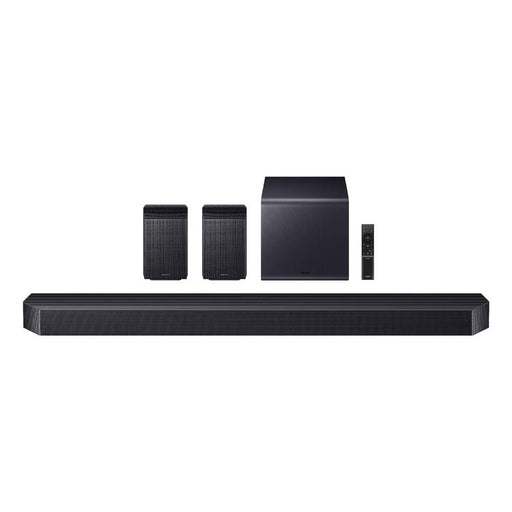 Samsung HW-Q990F | Barre de son - 11.1.4 canaux - Dolby ATMOS - Caisson de graves + Haut-parleurs arrière sans fil - 756W - Q-Symphony - Noir-Sonxplus Sorel.com