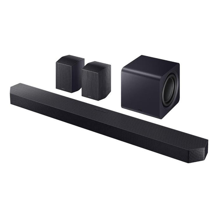 Samsung HW-Q990F | Barre de son - 11.1.4 canaux - Dolby ATMOS - Caisson de graves + Haut-parleurs arrière sans fil - 756W - Q-Symphony - Noir | Sonxplus Sorel