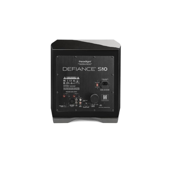 Paradigm DEFIANCE S10 | Caisson de graves 10" - 500W RMS - Unité | Sonxplus Sorel