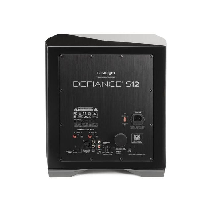 Paradigm DEFIANCE S12 | Caisson de graves 12" - 800W RMS - Unité | Sonxplus Sorel
