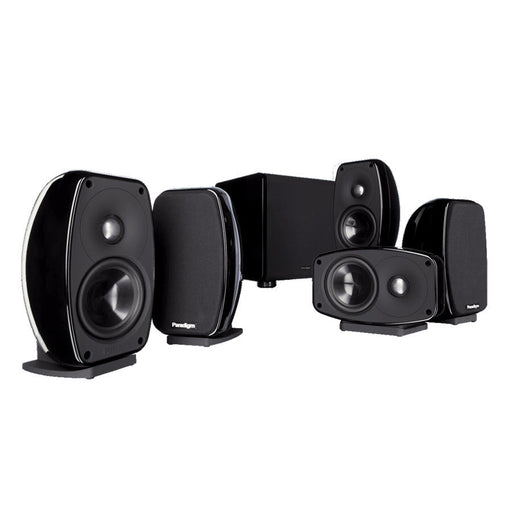 Paradigm Cinema 100 CT | Ensemble de Haut-Parleurs 5.1 canaux - 100 W RMS - Noir lustré-Sonxplus Sorel