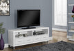 Monarch Specialties I2518 | Meuble TV - 60" - 4 Tiroirs - Blanc-Sonxplus Sorel