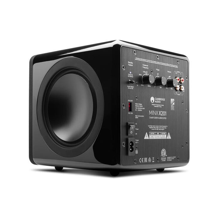 Cambridge X201 | Caisson de Graves - 200W - Noir-Sonxplus Sorel