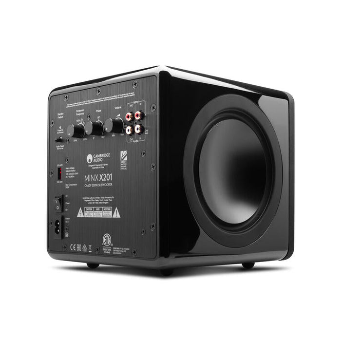 Cambridge X201 | Caisson de Graves - 200W - Noir-Sonxplus Sorel