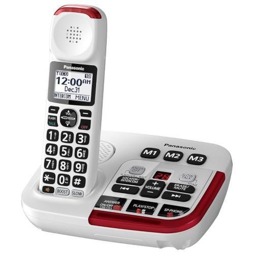 Panasonic KX-TGM490S | Téléphone sans fil - 1 combiné - Répondeur - Amplifié 3X - Argenté-Sonxplus Sorel