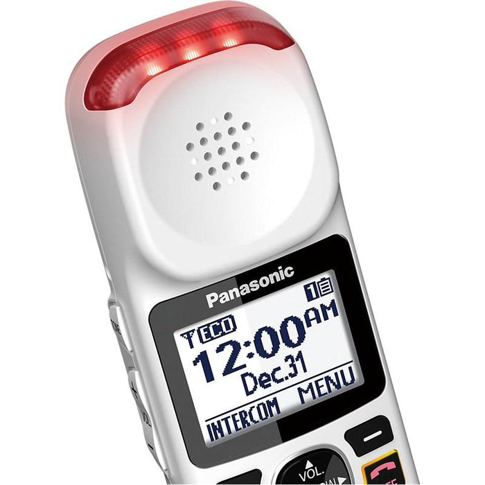 Panasonic KX-TGM490S | Téléphone sans fil - 1 combiné - Répondeur - Amplifié 3X - Argenté-Sonxplus Sorel