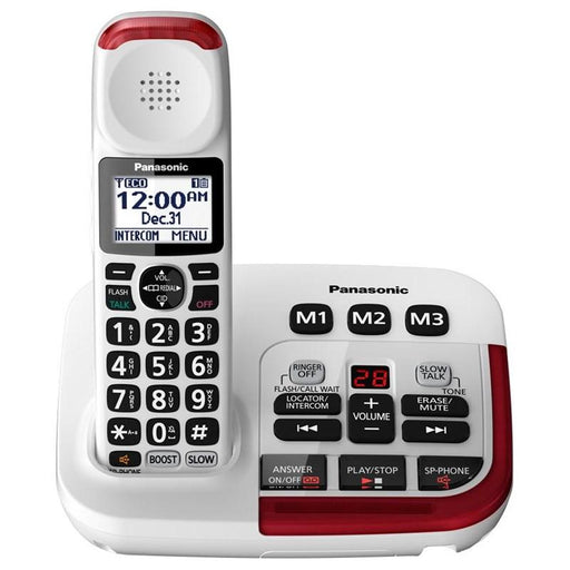 Panasonic KX-TGM470W | Téléphone sans fil - 1 combiné - Répondeur - Amplifié 2X - Blanc-Sonxplus Sorel