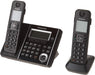 Panasonic KX-TGF342B | Téléphone sans fil - 2 combinés - Répondeur - Noir-Sonxplus Sorel