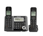 Panasonic KX-TGF342B | Téléphone sans fil - 2 combinés - Répondeur - Noir-Sonxplus Sorel