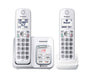 Panasonic KX-TGD592W | Téléphone sans fil - 2 combinés - Liaison cellulaire - Répondeur - Bluetooth - Blanc-Sonxplus Sorel
