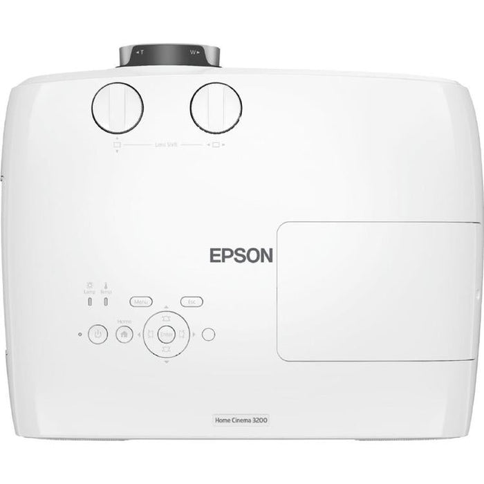 Epson Home Cinema 3200 | Projecteur 3LCD Cinéma maison - 16:9 - 4K Pro-UHD - Blanc-Sonxplus Sorel