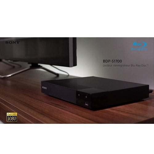 Sony BDP-S1700 | Lecteur Blu-ray - Full HD - USB - Noir-Sonxplus Sorel