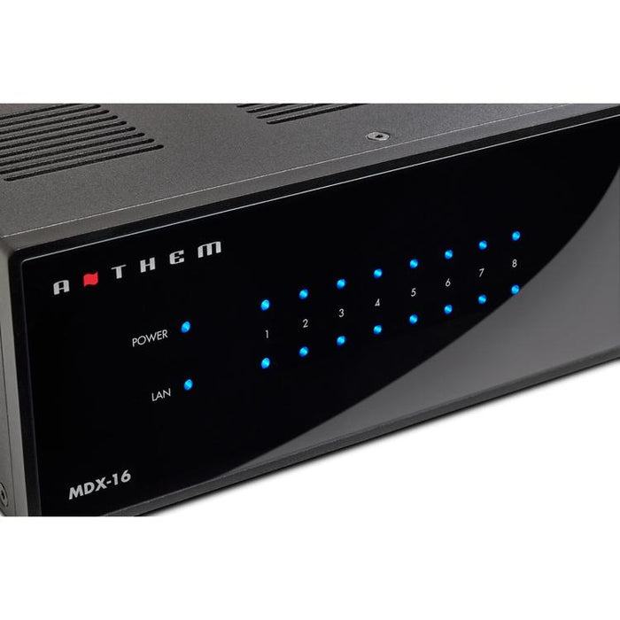 Anthem MDX16 | Amplificateur 16 canaux 8 zones et plus - Noir-Sonxplus Sorel