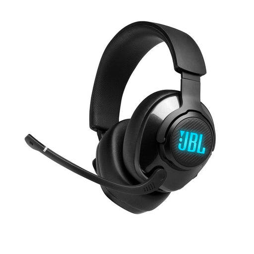 JBL Quantum 400 | Casque de jeu filaire circum-auriculaire - Micro rétractable - USB - Noir-Sonxplus Sorel