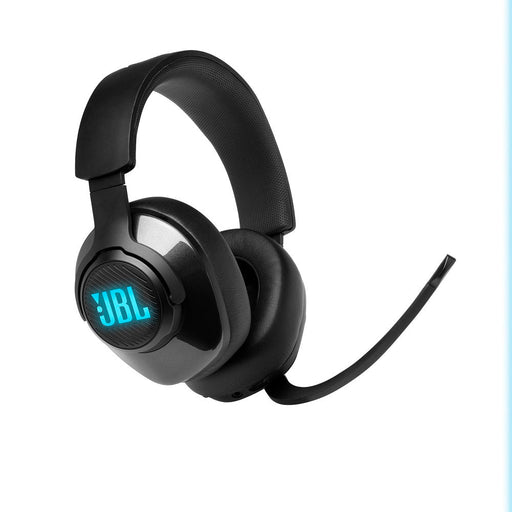 JBL Quantum 400 | Casque de jeu filaire circum-auriculaire - Micro rétractable - USB - Noir-Sonxplus Sorel