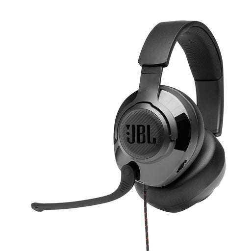 JBL Quantum 300 | Casque de jeu filaire circum-auriculaire - Micro rétractable - Noir-Sonxplus Sorel