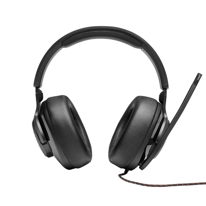JBL Quantum 300 | Casque de jeu filaire circum-auriculaire - Micro rétractable - Noir-Sonxplus Sorel