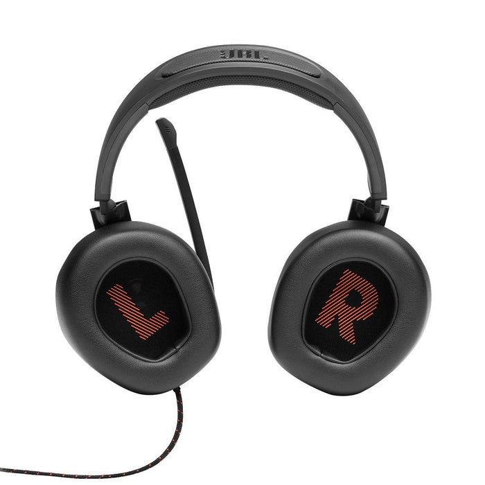 JBL Quantum 300 | Casque de jeu filaire circum-auriculaire - Micro rétractable - Noir-Sonxplus Sorel
