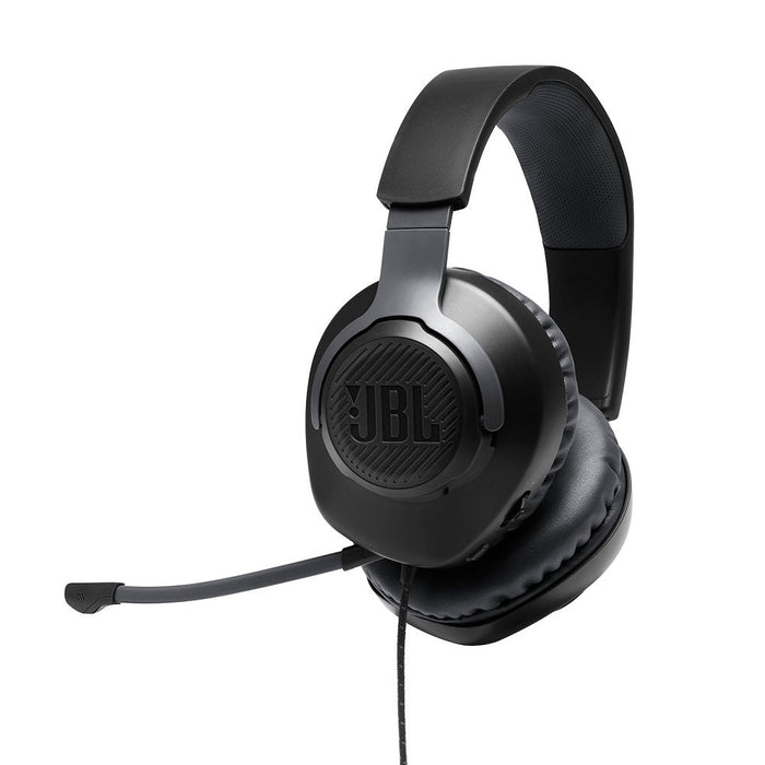 JBL Quantum 100 | Casque de jeu filaire circum-auriculaire - Noir-Sonxplus Sorel