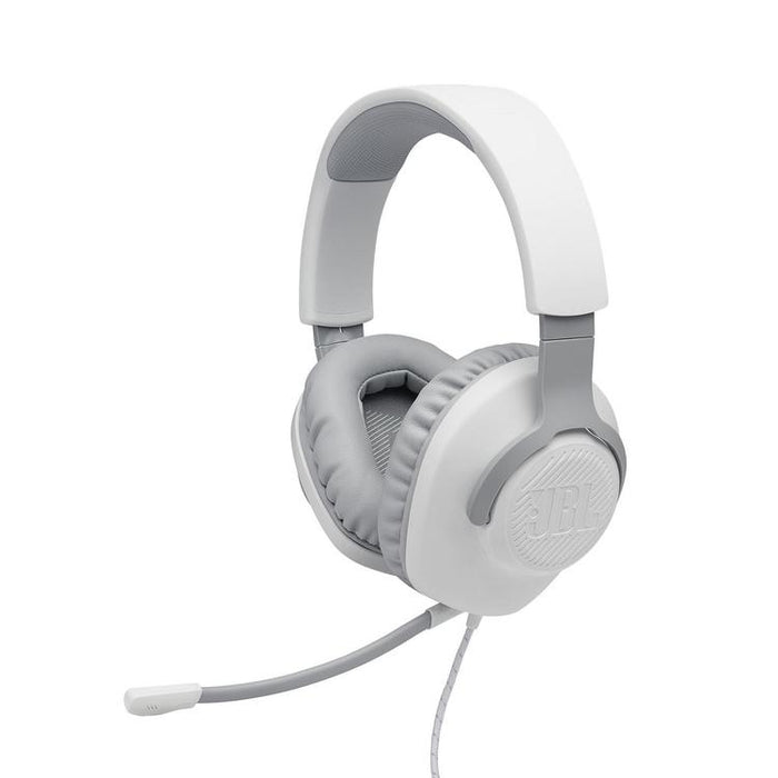 JBL Quantum 100 | Casque de jeu filaire circum-auriculaire - Blanc-Sonxplus Sorel