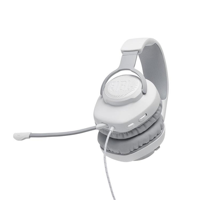 JBL Quantum 100 | Casque de jeu filaire circum-auriculaire - Blanc-Sonxplus Sorel