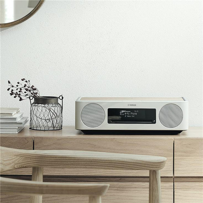Yamaha TSX-B237 | Radio-réveil - 30 W RMS - Blanc-Sonxplus Sorel
