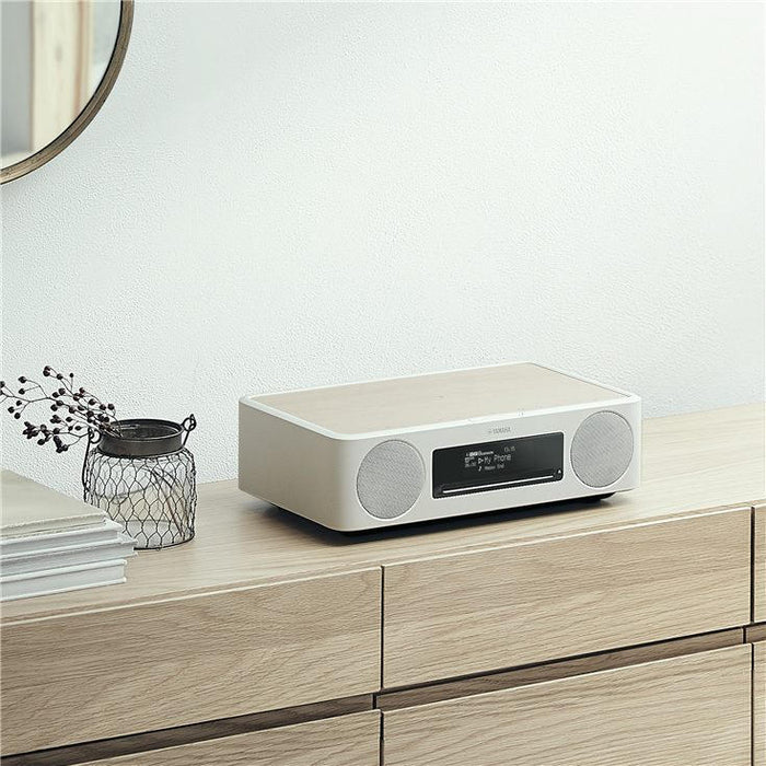 Yamaha TSX-B237 | Radio-réveil - 30 W RMS - Blanc-Sonxplus Sorel