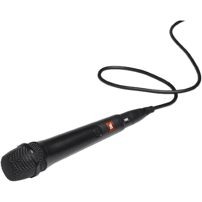 JBL PBM 100 | Microphone PartyBox filaire - Réduction du bruit ambiant - Noir-Sonxplus Sorel