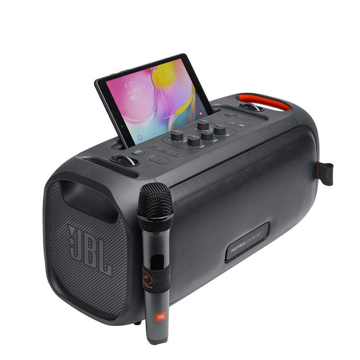 JBL PartyBox On-The-Go | Haut-parleur portable - Bluetooth - Rechargeable - Noir-Sonxplus Sorel