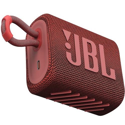 JBL GO3 | Mini haut-parleur portable Bluetooth - Étanche - Rouge-Sonxplus Sorel