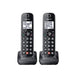 Panasonic KXTGF872B | Combo téléphone sans fil - 1 combiné fixe et 2 combinés sans fil - Répondeur - Noir-Sonxplus Sorel