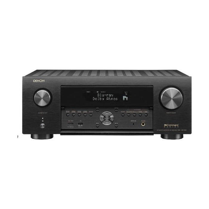 Denon AVRX4700H | Récepteur AV 9.2 canaux - Cinéma maison - 3D - 8K - HEOS - Noir-Sonxplus Sorel