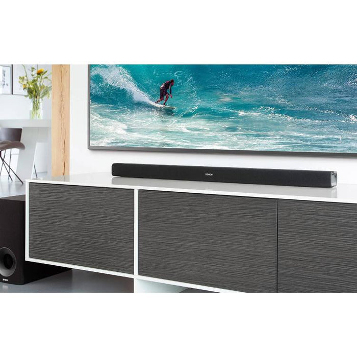 Denon DHT-S316 | Système de Barre de son Cinéma maison - 2.1 canaux - Bluetooth - Caisson de graves sans fil - Noir-Sonxplus Sorel