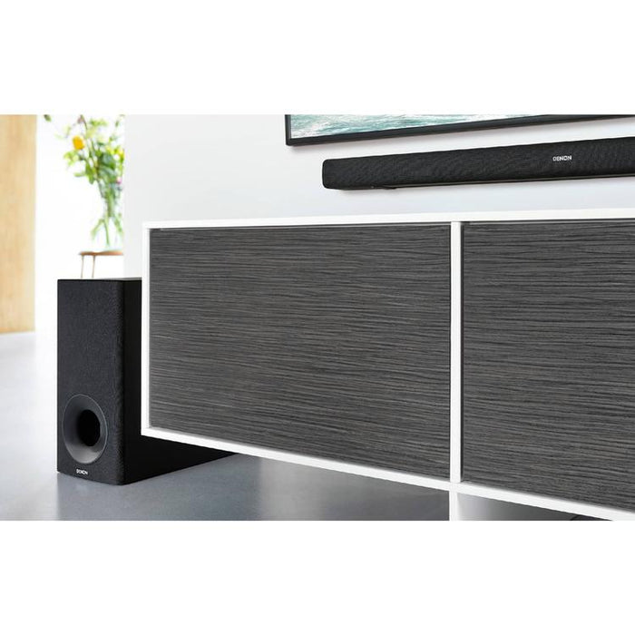 Denon DHT-S316 | Système de Barre de son Cinéma maison - 2.1 canaux - Bluetooth - Caisson de graves sans fil - Noir-Sonxplus Sorel