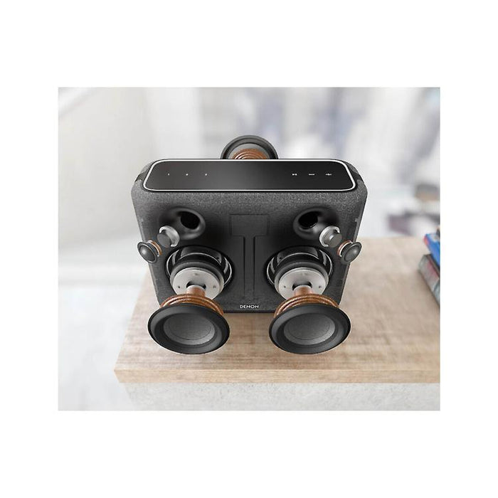 Denon HOME 250 | Haut-parleur sans fil - Bluetooth - Couplage Stéréo - HEOS intégré - Noir-Sonxplus Sorel