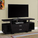 Monarch Specialties I2720 | Meuble TV - 60" - 2 Tiroirs de rangement - Espresso-Sonxplus Sorel