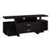 Monarch Specialties I2720 | Meuble TV - 60" - 2 Tiroirs de rangement - Espresso-Sonxplus Sorel