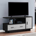 Monarch Specialties I2804 | Meuble TV - 48" - 1 Tiroir - 1 Armoire - Gris et Noir-Sonxplus Sorel