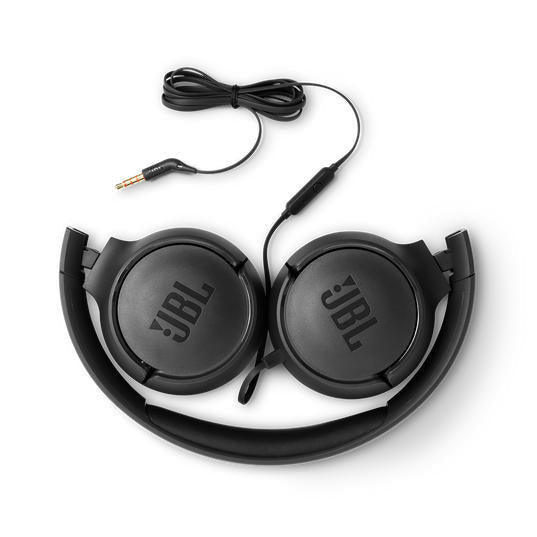 JBL Tune 500 | Écouteurs filaire supra-auriculaires - Noir-Sonxplus Sorel