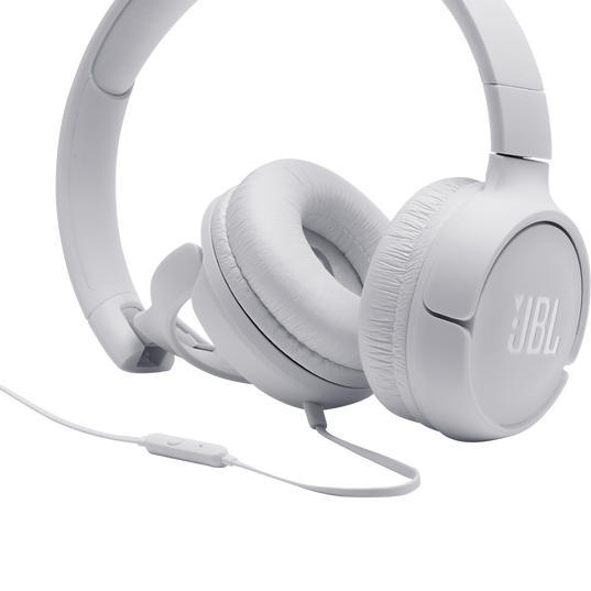 JBL Tune 500 | Écouteurs filaire supra-auriculaires - Blanc-Sonxplus Sorel