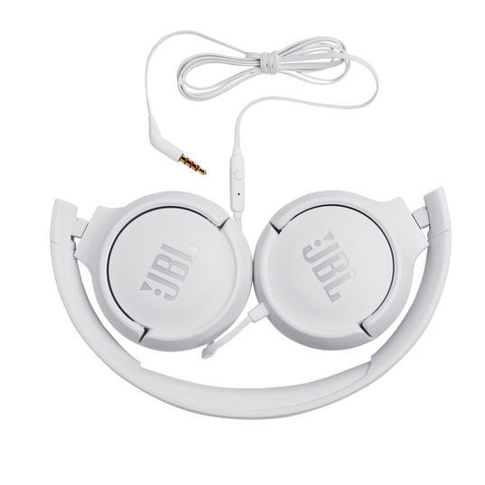 JBL Tune 500 | Écouteurs filaire supra-auriculaires - Blanc-Sonxplus Sorel
