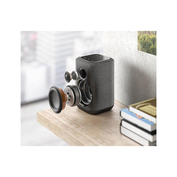 Denon HOME 150 | Haut-parleur sans fil intelligent - Bluetooth - Couplage Stéréo - HEOS intégré - Noir - Unité-Sonxplus Sorel