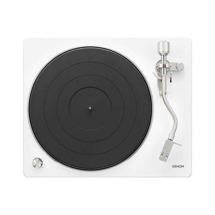 Denon DP-450USB | Table tournante Hi-Fi - Port USB - Bras de lecture en "S" - Blanc-Sonxplus Sorel