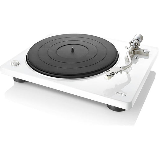 Denon DP-400 | Table tournante Hi-Fi - Capteur automatique de vitesse - Bras de vitesse en "S" - Blanc-Sonxplus Sorel