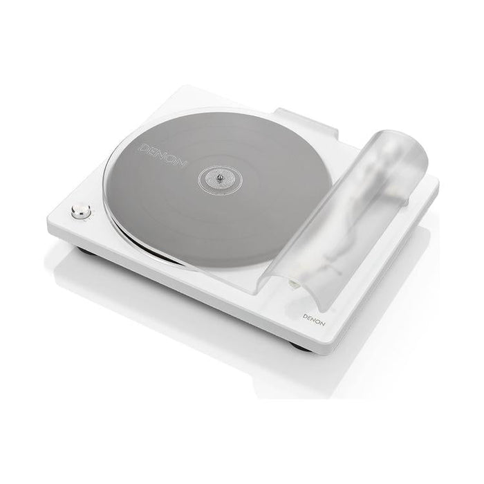 Denon DP-400 | Table tournante Hi-Fi - Capteur automatique de vitesse - Bras de vitesse en "S" - Blanc-Sonxplus Sorel