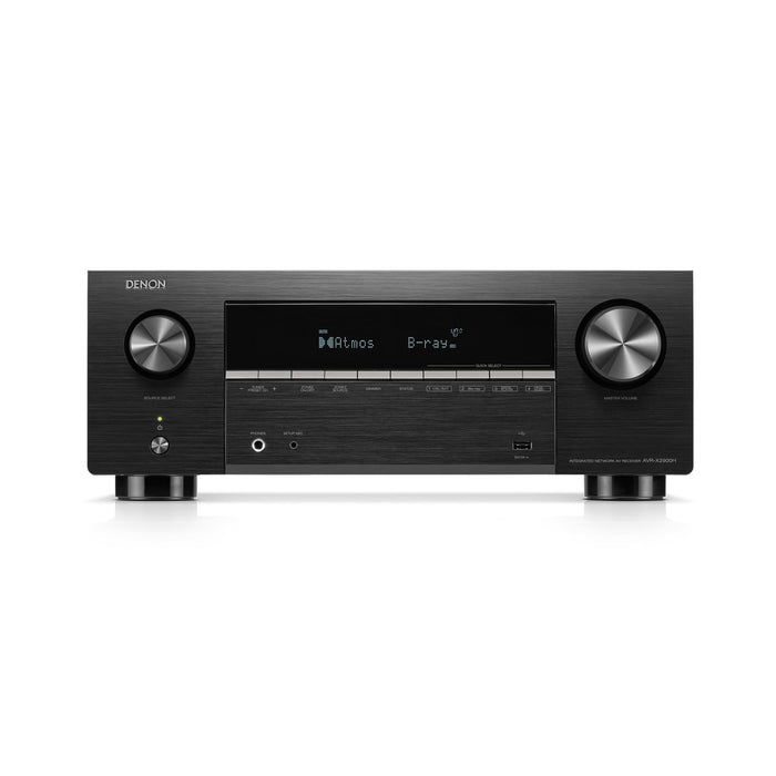 Denon AVRX2900H | Récepteur AV - 7.2 canaux - Cinéma maison - 8K - HEOS - Noir | 01 | Sonxplus Sorel