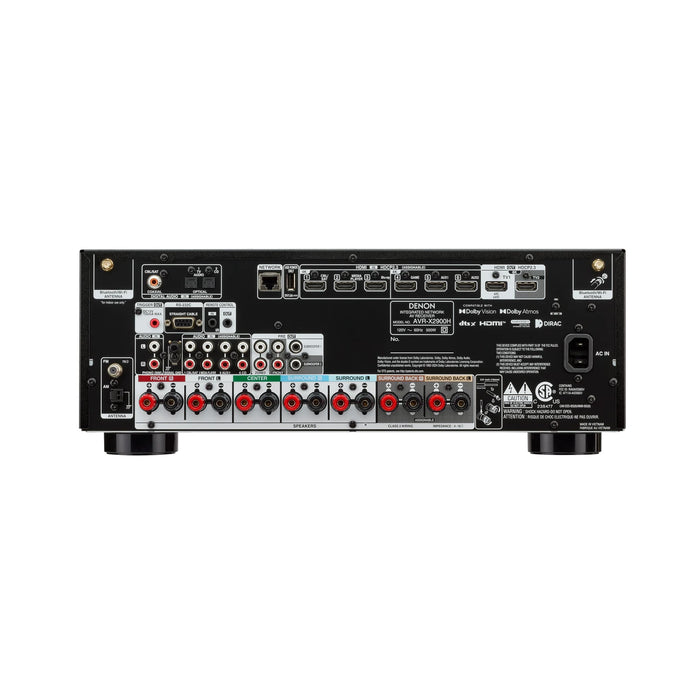 Denon AVRX2900H | Récepteur AV - 7.2 canaux - Cinéma maison - 8K - HEOS - Noir | 03 | Sonxplus Sorel