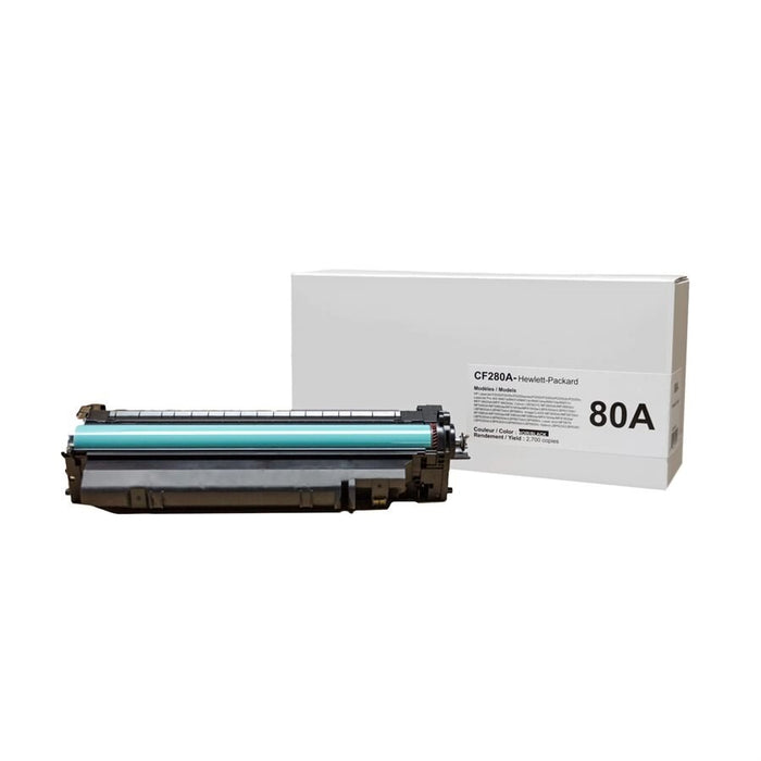 Kartouche+ | Cartouche laser compatible pour HP CE505A/CF280A - Noire - 2 300 pages à 5% de couverture de page | 01 | Sonxplus Sorel