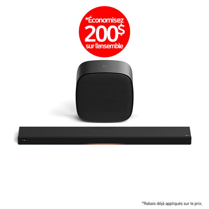 LG Sound Suite | Cinema Suite 7 - Barre de son H7+W7 | 01 | Sonxplus Sorel