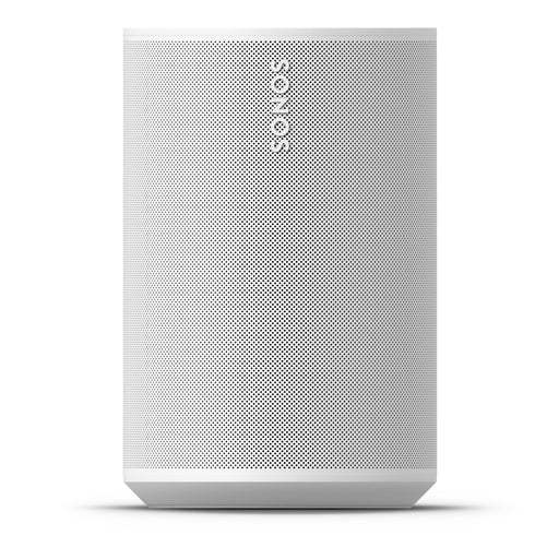 Sonos Era 100 SL | Haut-parleur compact - Tactile - Wi-Fi - Blanc | vue avant avec logo | Sonxplus Sorel